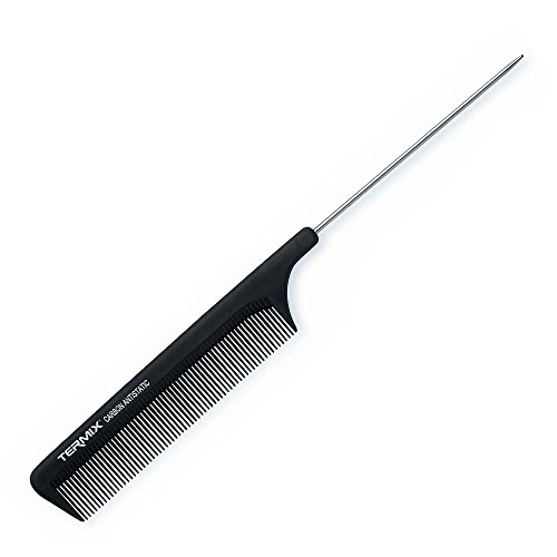 Termix Professional Carbon Comb with Metal Teeth for Highlights and Styling Comb with highly resistant and durable fibre Antistatic and resistant to high temperatures