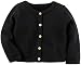 Carter's Baby Girls Cardigans, Black, 18M
