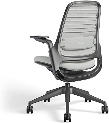 Image of Steelcase Series 1 Work Office Chair - Nickel, Hard Floor Casters