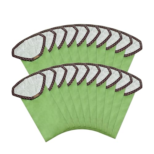 20 Pack 107313 Backpack Vacuum Bags Compatible with ProTeam 10 QT Backpack Vacuum Cleaner, for Super Coach Pro 10, for GoFit 10, Replace Part #107313 Open Triangular Collar by TidiRob - Used condition - US$20.59