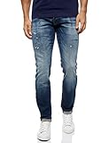 Slim fit Jeans JACK & JONES Herren JJIGLENN JJFOX JJ 176 NOOS Slim Jeans, Blau (Blue Denim Blue Denim), 30W / 32L