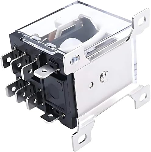 Relais de contrôle miniature HH52P AC 12V avec base pour circuit électrique