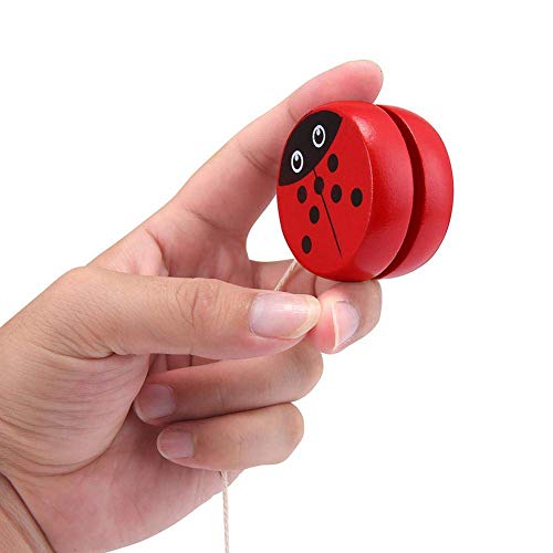 Image of Craft Expertise High-Speed Wooden Yo-Yo Spinner Toy for Kids - Multicolor, Classic Retro YoYo Game, Durable Wooden Toy (Pack of 1, L-1.75 x W-1.75 x H-1 inches)