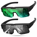 RSQQAV Polarized Fit Over Glasses Sunglasses for Men Women,UV400 Bike Wrap Around Fitover Shades Driving Fishing Cycling