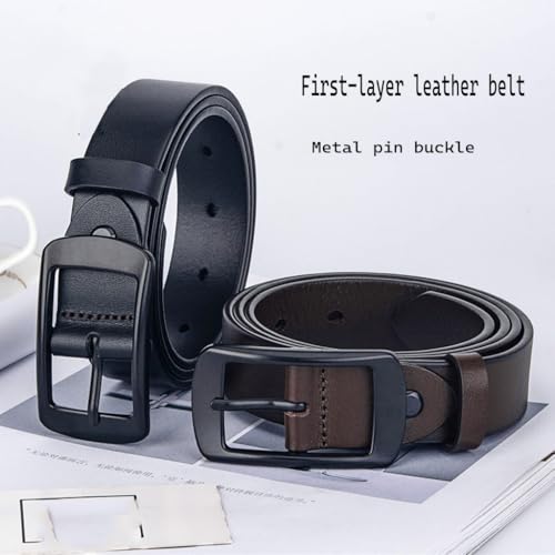 Women's Cowhide Belt Metal Pin Buckle Fashion Belt for Skirt Jeans Waist Width 2.80cm Gifts for Women3
