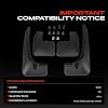A-Premium Deflectores de Barro Compatibles con Toyota RAV4 2016-2018 SUV | Protectores Duraderos Protegen la Pintura del Vehículo, Sin Perforación Requerida con Accesorios de Ferretería, Paquete de 4 Delanteros y Traseros 6