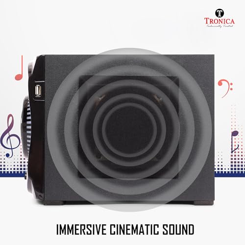 Image of TRONICA 444 Superb 5.1 Bluetooth Home Theater System 45W with FM /PenDrive /Sd Card /Mobile /Aux Support & Remote
