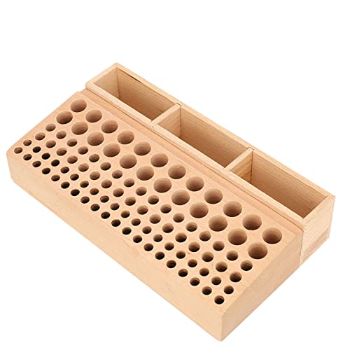 Rangement outils de poinçonnage bois 100 trous pour établi