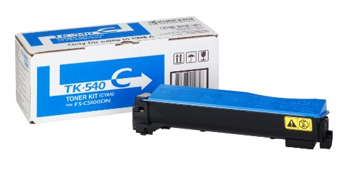 Kyocera TK-540C Toner Cyan, Original Premium Cartdrige 1T02HLCEU0. Compatible ECOSYS FS-C5100DN