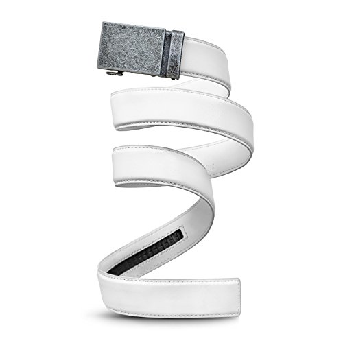 Image of Mission Belt Men's Leather Ratchet Belt, 40mm Metal Collection
