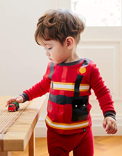 Image of VAENAIT BABY 12Months-12Years Toddler Kids Junior Boys Car Train Fireman Snug fit Sleepwear Pjs Set