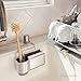 simplehuman Sink Caddy Sponge Holder, Brushed Stainless Steel
