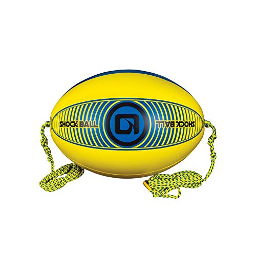 O'Brien Shock Ball Towable Tube Rope Float, Yellow
