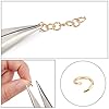UNICRAFTALE 500 Pcs 6mm Doré en Acier Inoxydable Anneaux de Saut Ouverte Anneaux de Saute Connecteur Résultats de Bijoux pour la Fabrication de Bijoux et Projets D'Artisanat et Réparation de Collier #5