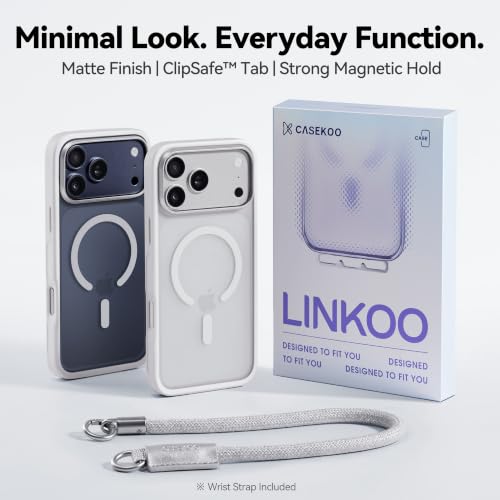 CASEKOO Matte Magnetic Case for iPhone 18 Pro Max & 17 Pro Max, White - image 9