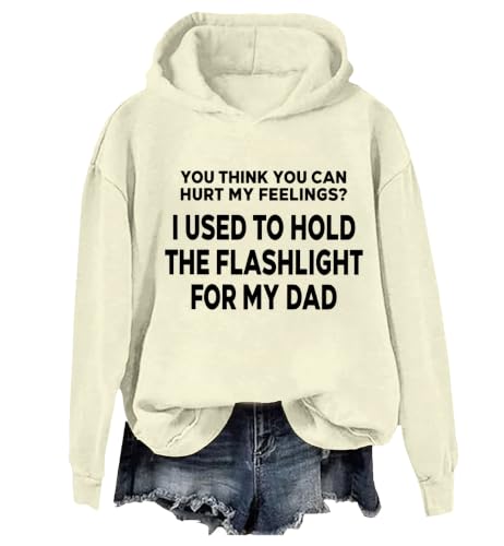 Sweat à capuche humoristique You Think You Can Hurt My Feelings pour contrer le stress avec humour