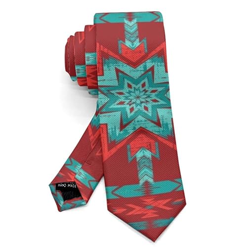 Supdreamc Men's Skinny Paisley Necktie - 3D Printed Slim Tie for Wedding, Party3