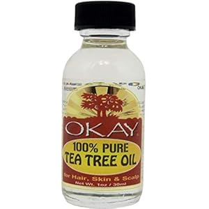 Okay 100% Pure Tea Tree Oil, 1 oz (Pack of 2)