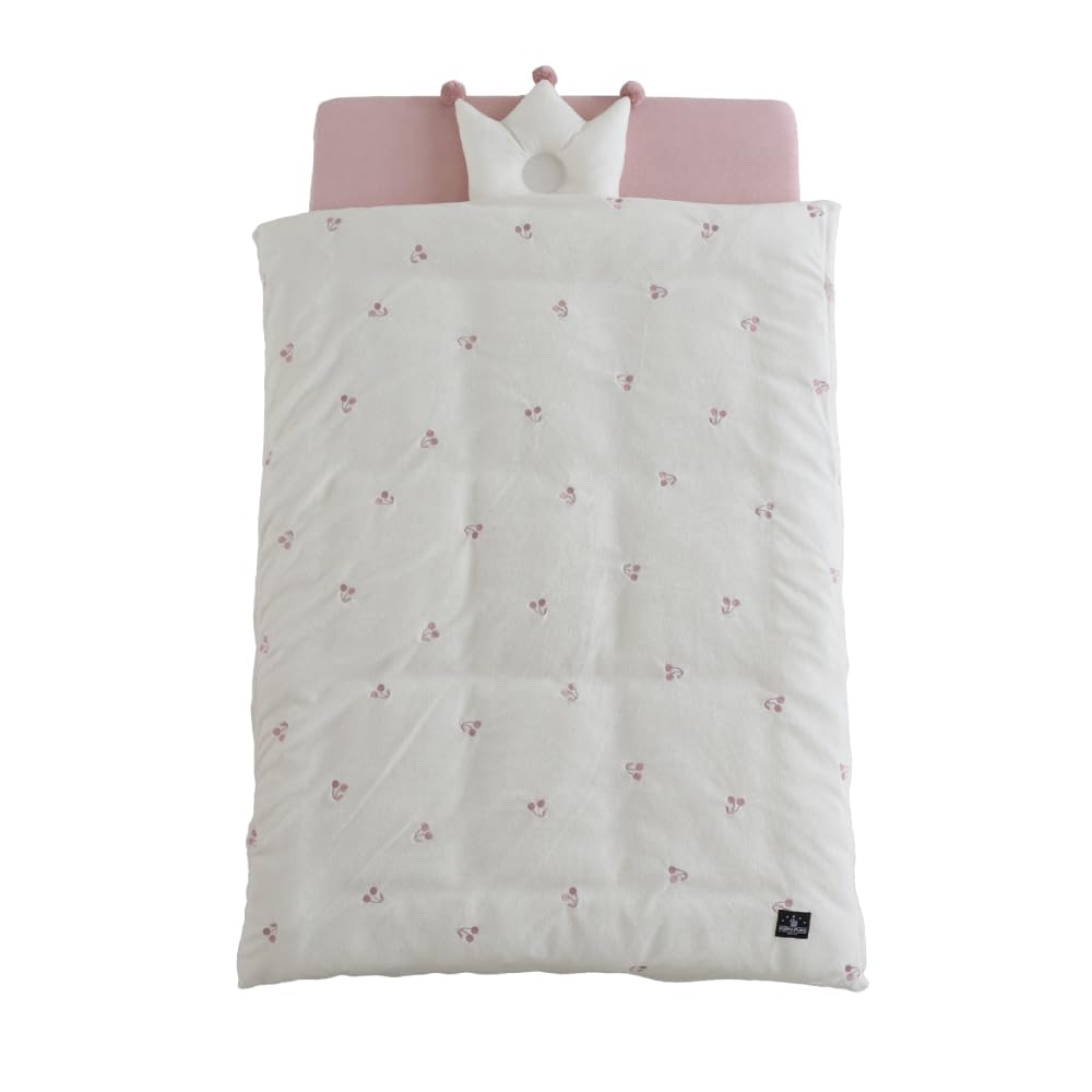 PUPPAPUPO ベビー布団セット 5点 チェリー×ピンク レギュラー