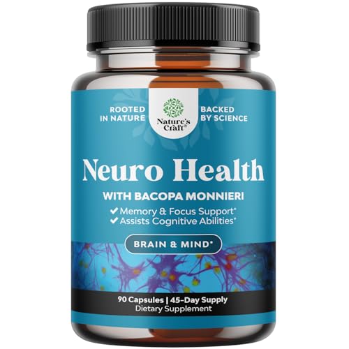 Nootropic Brain Supplement for Memory and Focus Support - Vitamins for Mental...