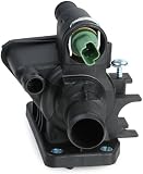 RIDEX Thermostat d'eau Boîtier plastique avec capteur Compatible avec FORD Fiesta Mk6 3/5 portes JA8, JR8 Fiesta Mk5 3/5 portes JH1, JD1, JH3, JD3 Fiesta Mk6 Van Fusion Break JU2, JU Fiesta Mk5 Van - 6