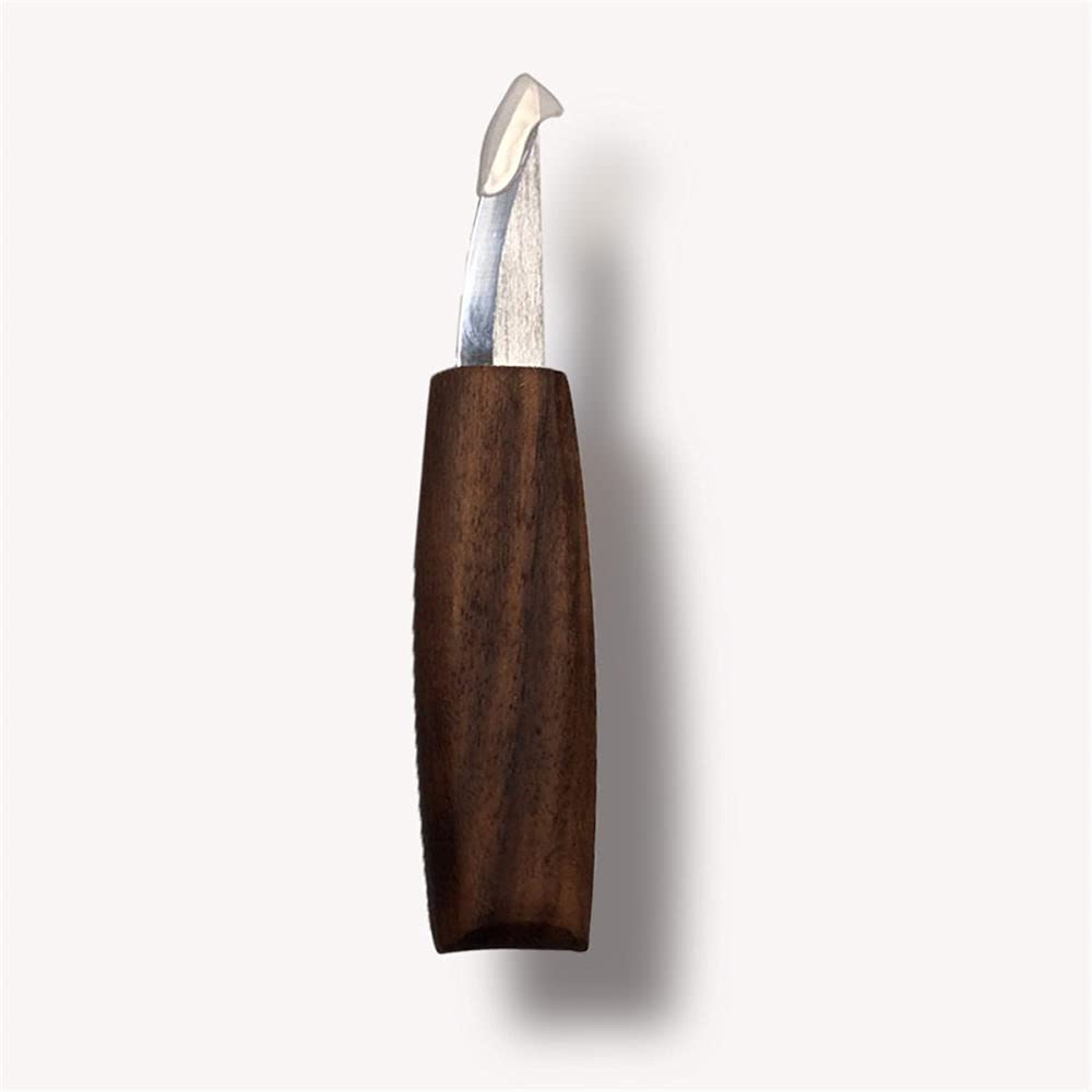 7Pcs Holzschnitzmesser Meißel Holzbearbeitung Cutter Handwerkzeug Set Peeling Holzschnitzerei Skulpturale Löffel Schnitzmeißel, Sloyd Messer