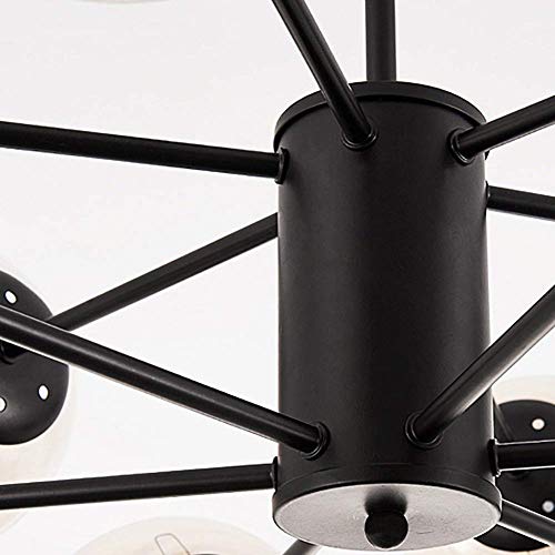 Lámpara colgante ajustable Sputnik de 12 luces estilo Mid-Century 4