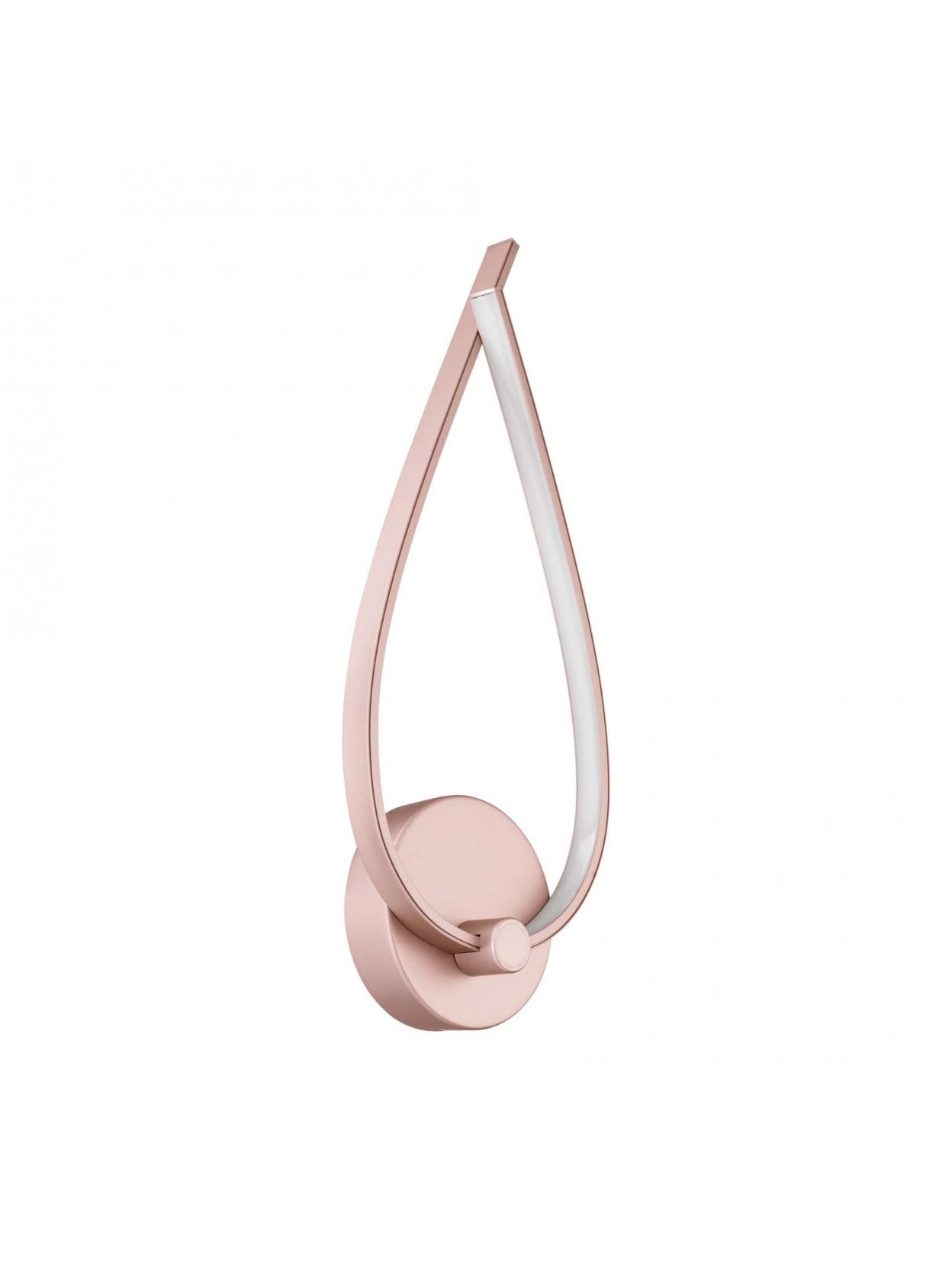 Lámpara LED moderna de pasillo y entrada en acabado oro rosa 2