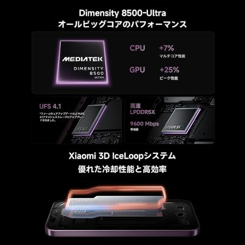 XIAOMI 17T Ai 5G (Compatible with Tmobile Mint Tello & Global) (256GB + 12GB) NFC Global ROM Unlocked 50MP Triple Pro Leica Cam eSIM 6.59" 144Mhz Model 2602DPT53G Liberado (Black)