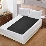 RIQINXIN Waterproof Quilted Incontinence Bed Pads 35x60in Non-Slip Absorbent Bed Pads for Adults Chi