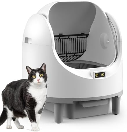 Inodoro para Gatos autolimpiable, autolimpiante, XXL, controlado ...