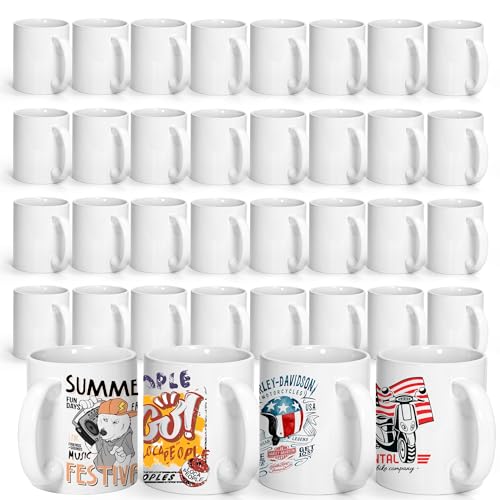 Pack de 36 Tazas de Cerámica 11oz con Asa miniatura 1