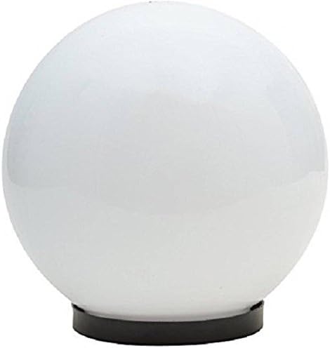 DecoLight Designer 8 Inches Polycarbonate Gate/Pillar/Garden Light (Milky, Small, B22)