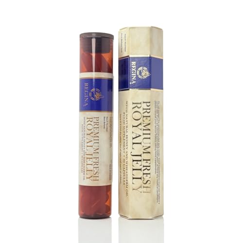 Regina Premium Fresh Royal Jelly: 30 Softgel Capsules with 200mg Organic Royal Jelly (Australian Source) & Acacia Honey, Minimum 6% 10-HDA. Supports Immunity, Energy, Cellular Health.