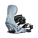 Jones - Fijaciones Snowboard Mercury Hombre All-Mountain Freeride con SKATETECH Fijación Reactiva - Arctic Blue - L
