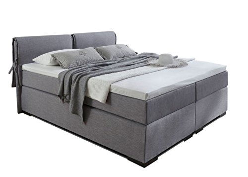 BELVANDEO Boxspringbett Maxima I 180x200-cm I Gepolstertes Kopfteil I mit Topper - 4251153361258 BELVANDEO Boxspringbett Maxima I 180x200-cm I Gepolstertes Kopfteil I mit Topper