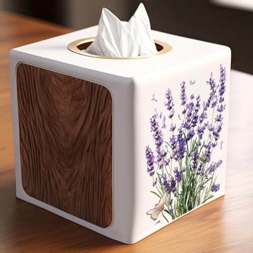 Calcomanías de lavanda para decorar la nevera y renovar puertas de madera 8