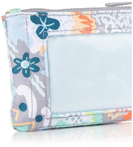 Vera Bradley Women's Recycled Lighten Up Reactive Zip Id Case And Lanyard Combo, Citrus Paisley, One Size #TOP3