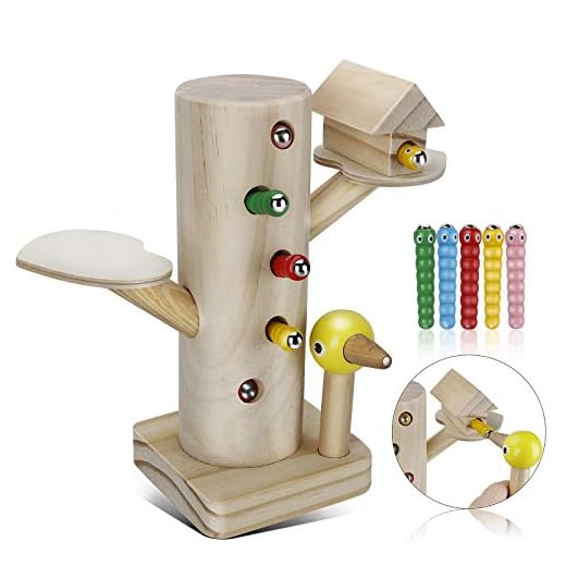 Jooheli Pedagogiska magnetiska leksaker, småbarn lärande spel för barn 2 3 4 år gammal flicka pojke gåva, Montessori leksak låtsas leka spel förälder-barn interaktiva leksaker insekt leksaker för baby förskolebarn