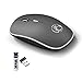 Produktbild Ayuly Kabellose Maus Mini Maus Wireless Mouse 2.4G Maus Schnurlos Optische Maus mit USB Nano Empfänger für PC/Tablet/Laptop und Windows/Mac/Linux