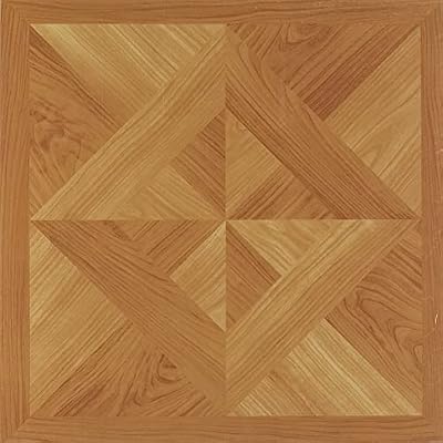 Achim Home Furnishings FTVWD20220 Nexus 12-Inch Vinyl Tile, Wood Classic Light Oak Diamond Parquet, 20-Pack