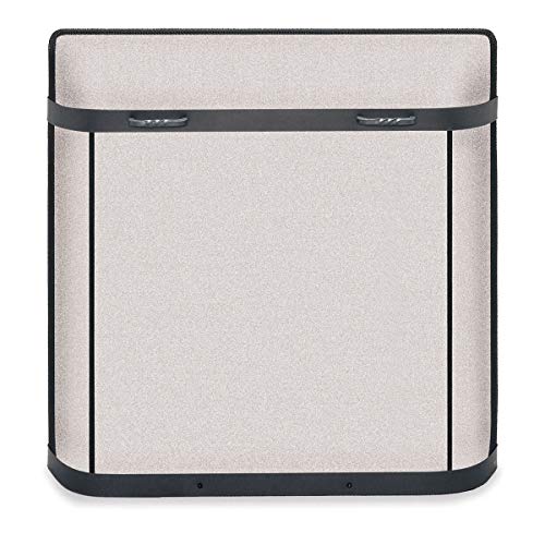 Pilgrim 18372 SGI Series Fireplace Screen Spark Guards 39" W x 28" H x 6.5" D Vintage Iron -  Pilgrim Home and Hearth, 18372-1