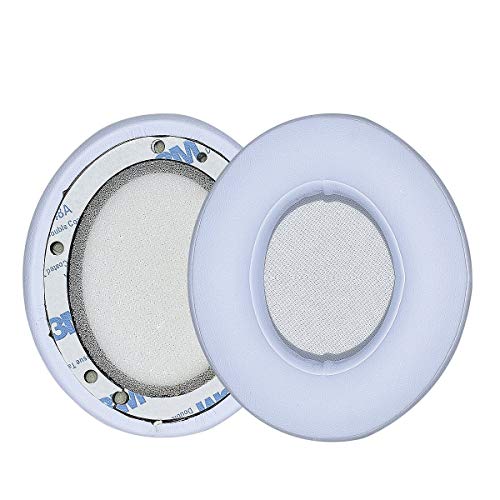 Studio 3.0 Replacement Earpads Studio 2.0 Ear Pad Cushion Cover Compatible with Monster Beats by Dr.Dre Studio2.0 Studio3 Wired Wireless Headphones (White) miniatura 2