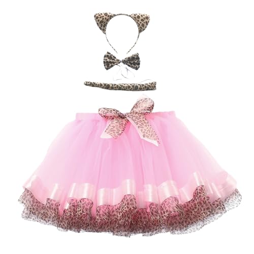Jupe pour fille avec lumières LED couleurs fluo tutu danse classique et carnaval 4 ans