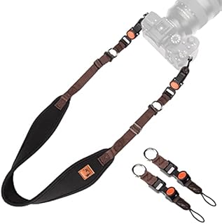 Camola Quick Release Heavy-Duty Camera Strap Adjustable Camera Neck Strap Suitable for all SLR Cameras