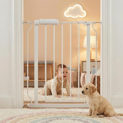 Vothco Narrow Baby Gate for Stairs 25-28 Inch Dog Gate