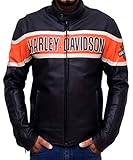 Chiusura: chiusura a bottone Occasioni Uomo, Donna Giacca Moto Pelle Originale Harley Davidson Victory Lane-l
