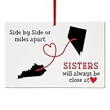 Let's Make Memories - Personalized Christmas Ornament for Distant Friends and Family - Custom Orname