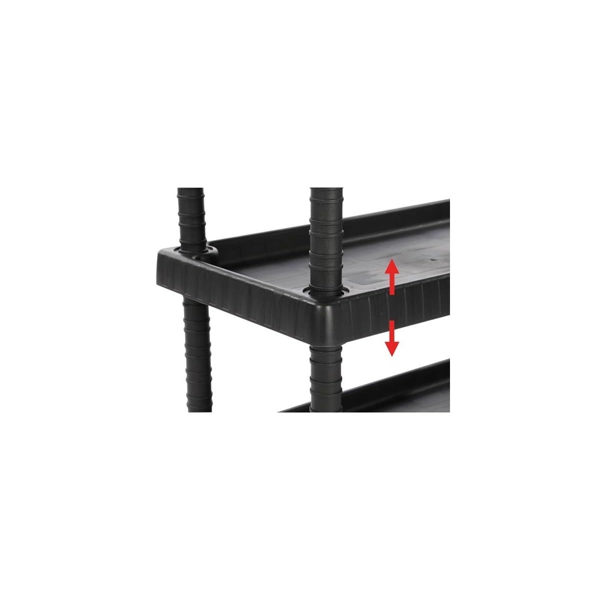Art Plast D + 75373 multimédia Chariot Noir multimédia Cart/Support multimédia – Chariots et Supports (920 mm, 750 mm, 375 mm, Plastique, Noir, 755 mm)