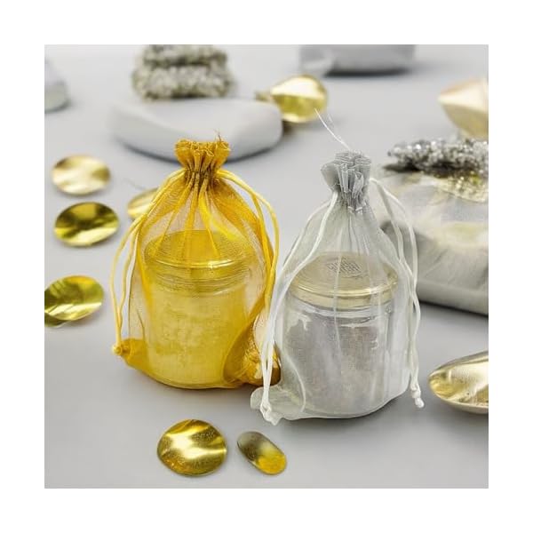 Moira Women's Small Potli Gift Bags Tissue Silk (18 cm X 12 cm) Pack of 50 (Multi) - Image 3